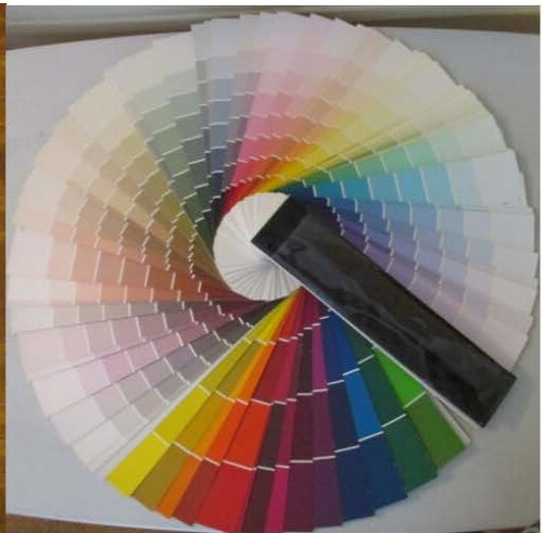 Color fan deck unbranded - deck, -unbranded