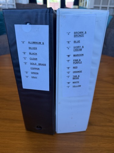 Powder coating sample - sample, salesman