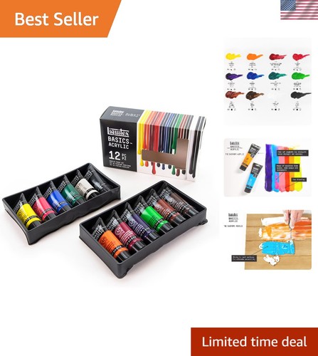 Basics acrylic paint - basics, 12-pack